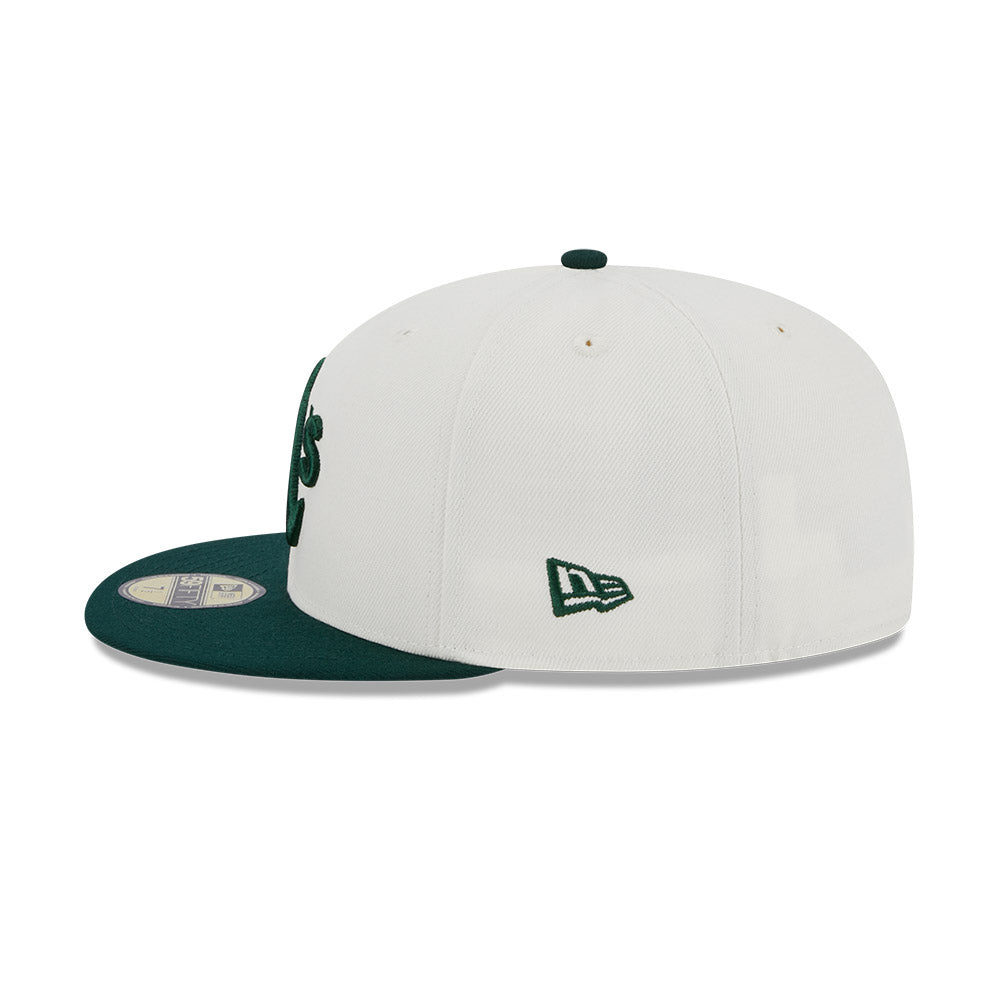 New Era 5950 Oakland A's Retro E1 Fitted Hat (60305784)