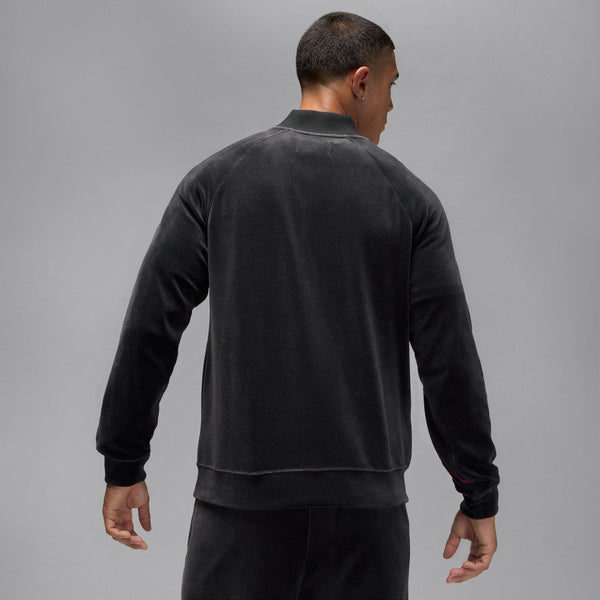 Jordan Brooklyn Velour Track Jacket (HV1870-010) | STNDRD ATHLETIC CO.