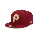 New Era Philadelphia Phillies Laurel Sidepatch 59Fifty Fitted Hat (60426513)