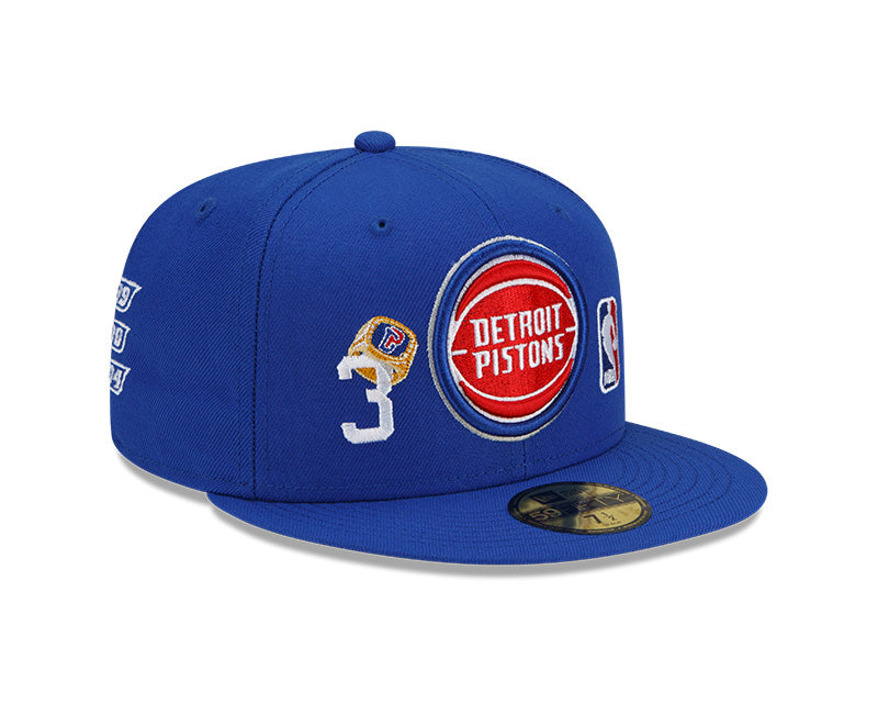 New Era Detroit Pistons Count The Rings 59/50 Fitted Hat (60224565)