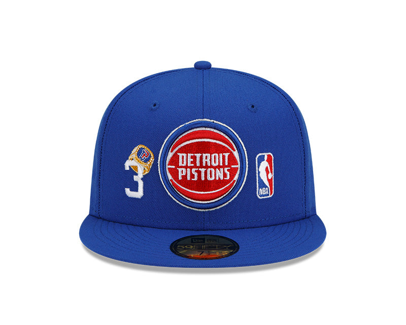 New Era Detroit Pistons Count The Rings 59/50 Fitted Hat (60224565)