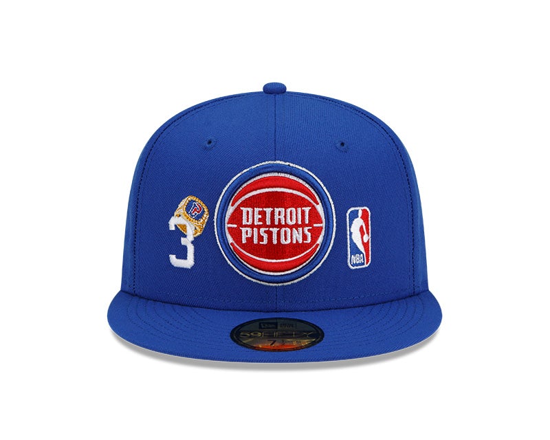 New Era Detroit Pistons Count The Rings 59/50 Fitted Hat (60224565) - STNDRD ATHLETIC CO.