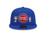 New Era Detroit Pistons Count The Rings 59/50 Fitted Hat (60224565) - STNDRD ATHLETIC CO.
