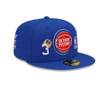 New Era Detroit Pistons Count The Rings 59/50 Fitted Hat (60224565) - STNDRD ATHLETIC CO.