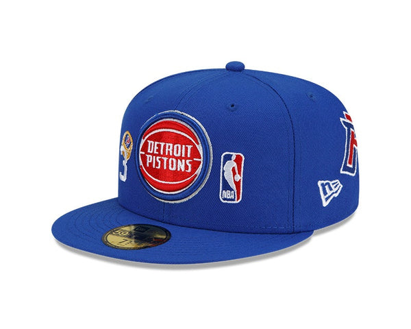 New Era Detroit Pistons Count The Rings 59 50 Fitted Hat 60224565 STNDRD ATHLETIC CO