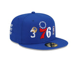 New Era Philadelphia 76'ers Count The Rings 59/50 Fitted Hat (60224574) - STNDRD ATHLETIC CO.