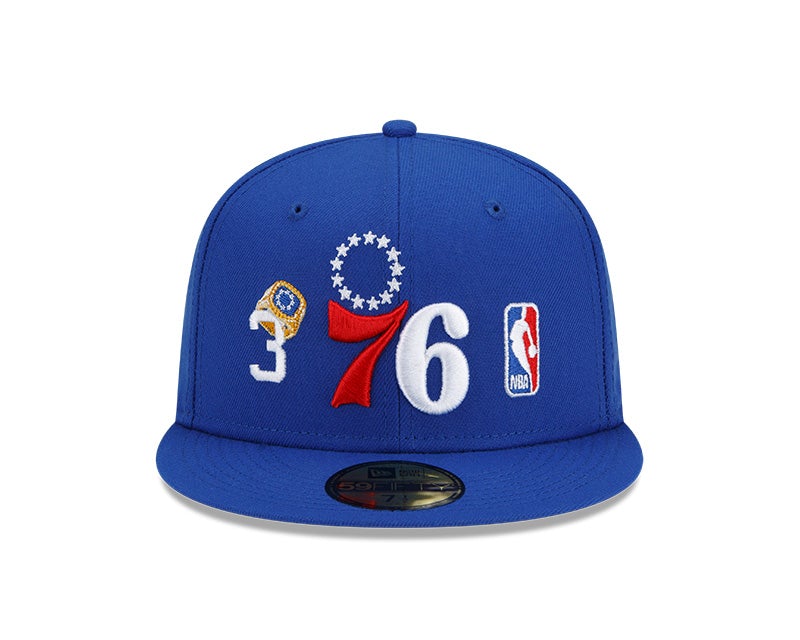 New Era Philadelphia 76'ers Count The Rings 59/50 Fitted Hat (60224574) - STNDRD ATHLETIC CO.
