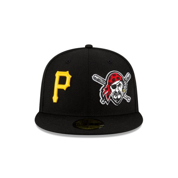 Black Pittsburgh Pirates Team Patch Pride New Era 59FIFTY Fitted 7 5/8