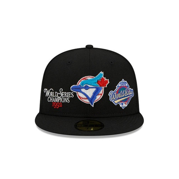 New Era 59FIFTY Toronto Blue Jays Champions Black Fitted Hat 60185214