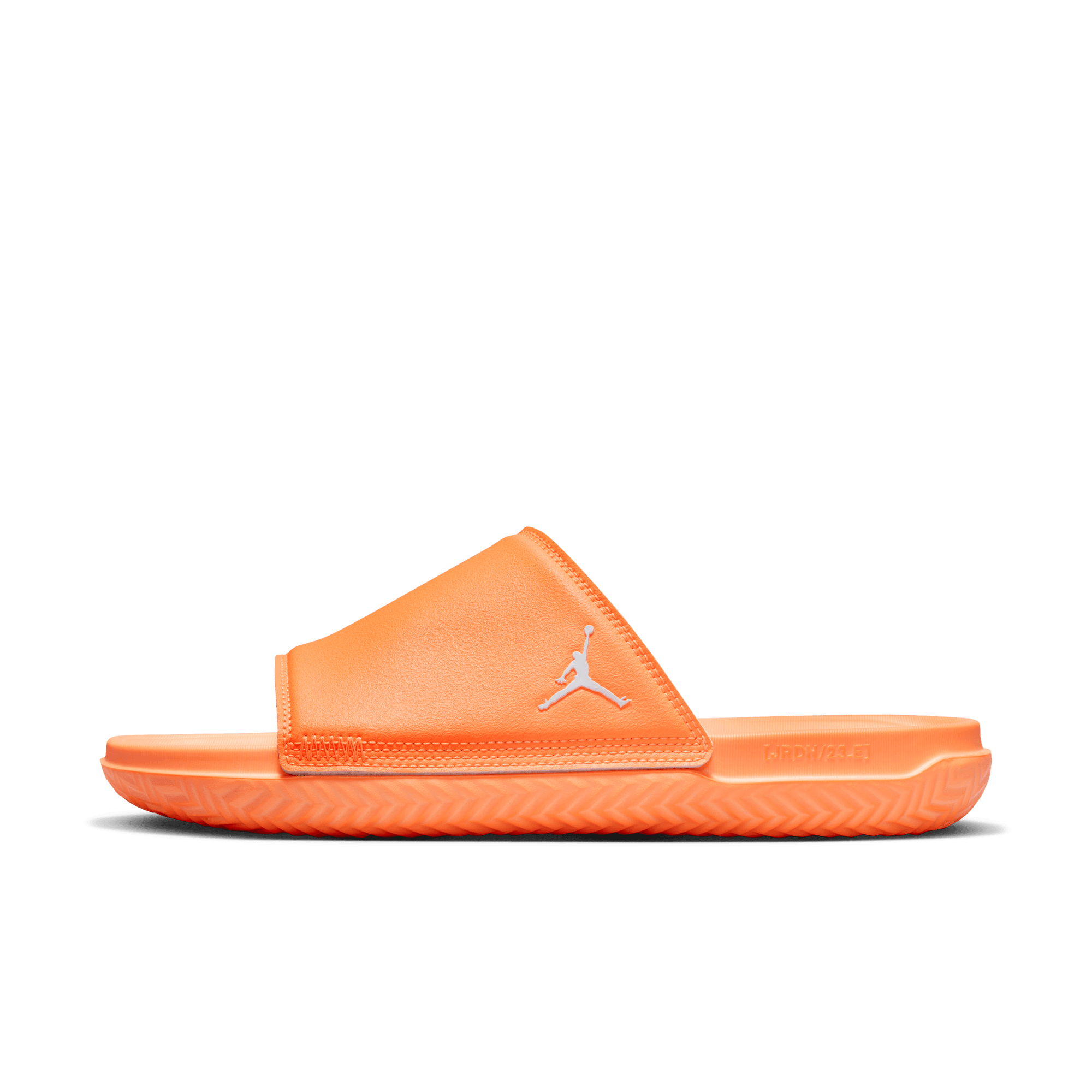 Orange best sale jordan slides