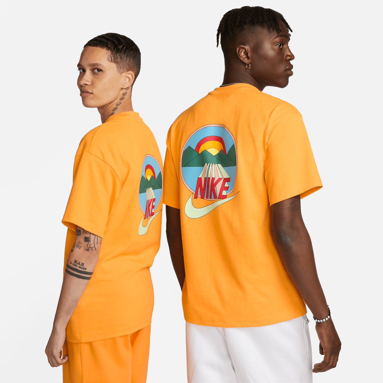 Nike online sunset tee