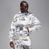 Jordan Brooklyn Holiday All-Over Pullover Hoodie (HV1050-133)