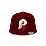 New Era Philadelphia Phillies Velvet Visor Clip 59Fifty Hat (60487374)