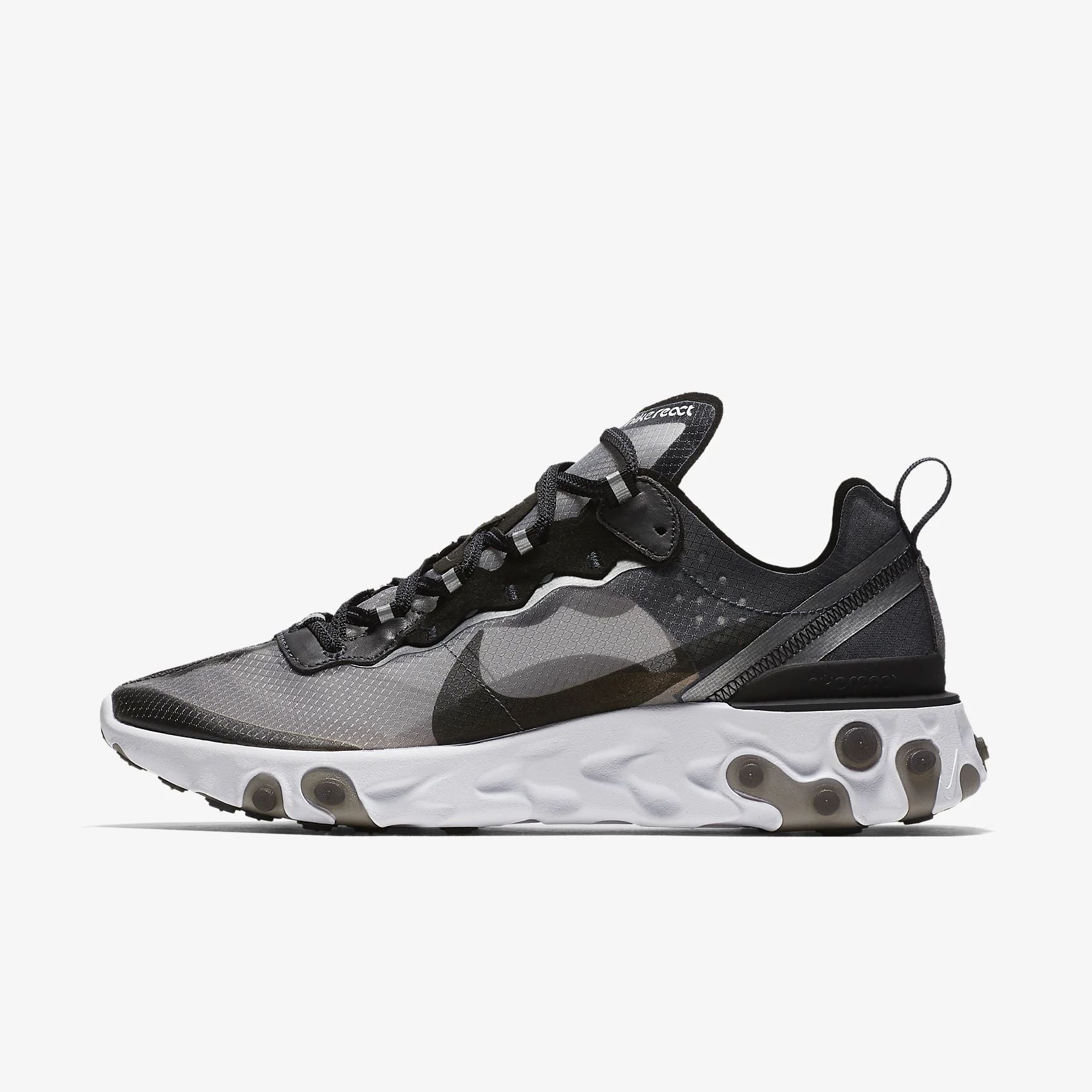 Nike React Element 55 Black/White-Red - CU3009-001