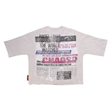 First Row Breaking News Angel Fall To Earth Cropped Tee (FRM1017)