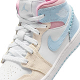 Jordan 1 Mid SE PS Little Kid's (IB7056-403) "Love is in the Air"