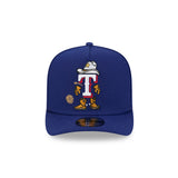 New Era Texas Rangers Cartoon 9Fifty Pre-Curved A-Frame Snapback (60800182)