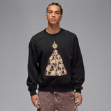 Jordan Brooklyn Fleece Holiday Crewneck Sweatshirt (HV1874-010)