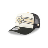 New Era New Orleans Saints Banner 9Fifty A-Frame Trucker Snapback (60724528)