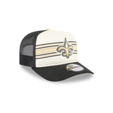 New Era New Orleans Saints Banner 9Fifty A-Frame Trucker Snapback (60724528)