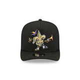 New Era New Orleans Saints Cartoon 9Fifty Precurved A-Frame Snapback (60792250)