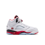 Air Jordan 5 Retro GS Big Kid's "Fire Red Black Tongue"