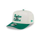New Era Boston Celtics Logo Script 9Fifty A-Frame Snapback Hat (60727201)