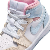 Jordan 1 Mid SE TD Toddler's (IB7055-403) "Love is in the Air"