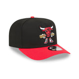 New Era Chicago Bulls Cartoon 9Fifty Pre-Curved A-Frame Snapback (60800184)