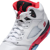 Air Jordan 5 Retro GS Big Kid's "Fire Red Black Tongue"