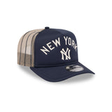 New Era New York Yankees Arched Trucker 9Fifty PreCurved Snapback (60758465)