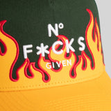 Field Grade No F*cks Given Flametooth Mesh Trucker (1005593)