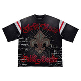 First Row Faith Dealer A Sacred Vow Halo Varsity Cropped Tee (FRF3013)