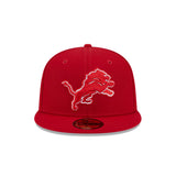 New Era Detroit Lions EG 75th Anniversary Side Patch 59Fifty Fitted Hat (60567543)
