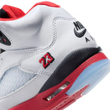 Air Jordan 5 Retro GS Big Kid's "Fire Red Black Tongue"