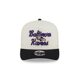 New Era Baltimore Ravens Chainstitch 9Fifty A-Frame Snapback Hat (60727264)