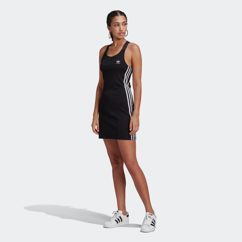 adidas Women's Originals Classics Racerback Dress, Black, Size: Small