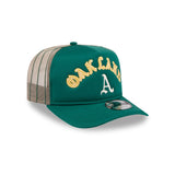 New Era Oakland A's Arched Trucker 9Fifty Precurved Snapback (60758469)