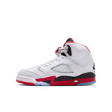 Air Jordan 5 Retro GS Big Kid's "Fire Red Black Tongue"