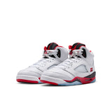 Air Jordan 5 Retro GS Big Kid's "Fire Red Black Tongue"
