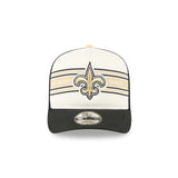 New Era New Orleans Saints Banner 9Fifty A-Frame Trucker Snapback (60724528)