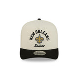 New Era New Orleans Saints Arched 9Fifty A-Frame Pre-Curved Hat (60807651)