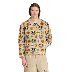 Adidas Monogram All Over Print Loose Coach Jacket (JY2996