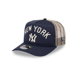 New Era New York Yankees Arched Trucker 9Fifty PreCurved Snapback (60758465)
