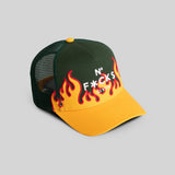 Field Grade No F*cks Given Flametooth Mesh Trucker (1005593)