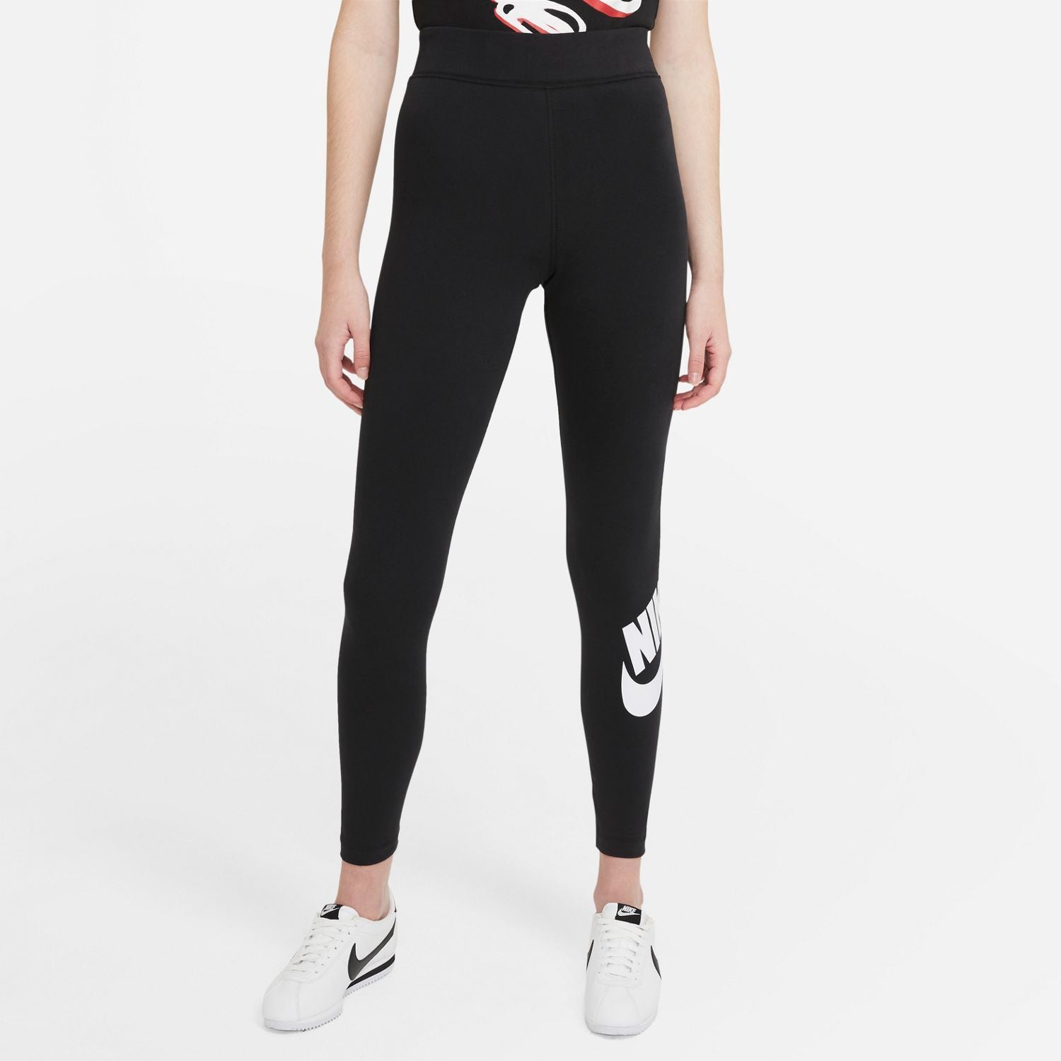 Nike Womens Essential Tiger Printed Leggings CV8597-010 Tight Fit