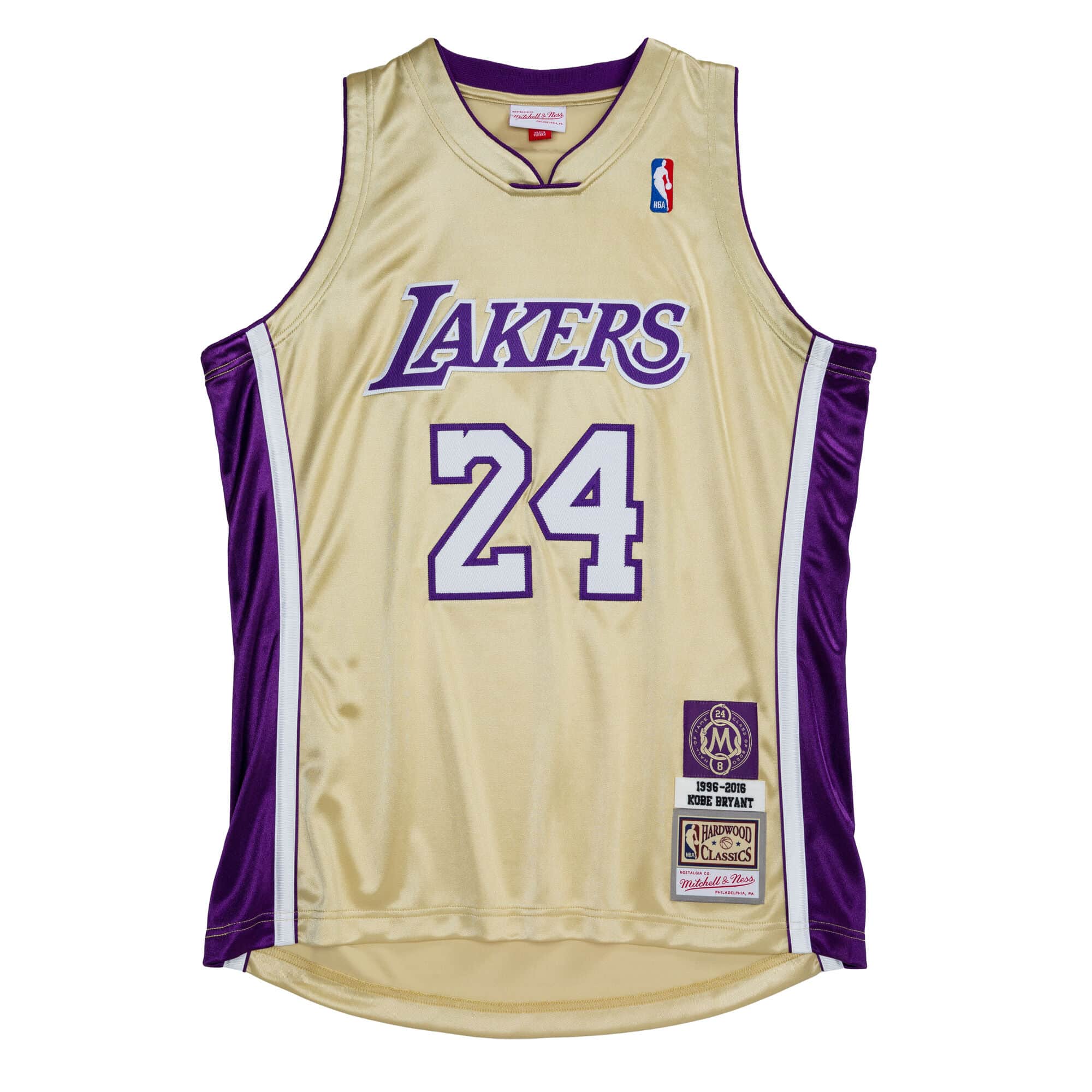 Mitchell &amp; Ness Authentic Hall of Fame #24 Kobe Bryant Los Angeles Lakers 1996-2016 Jersey