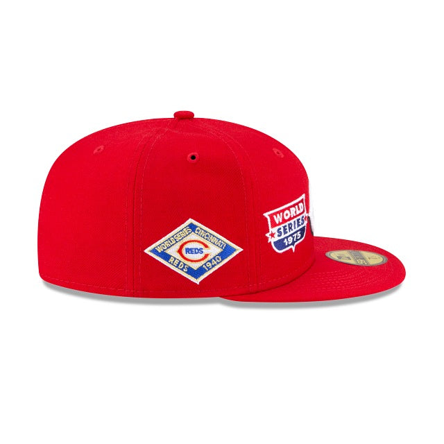 New Era 59FIFTY Cincinnati Red Champions Black Fitted Hat 60185211