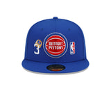 New Era Detroit Pistons Count The Rings 59/50 Fitted Hat (60224565)