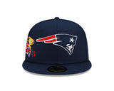 New Era New England Patriots Patch Cluster 59/50 Fitted Hat (60224631)